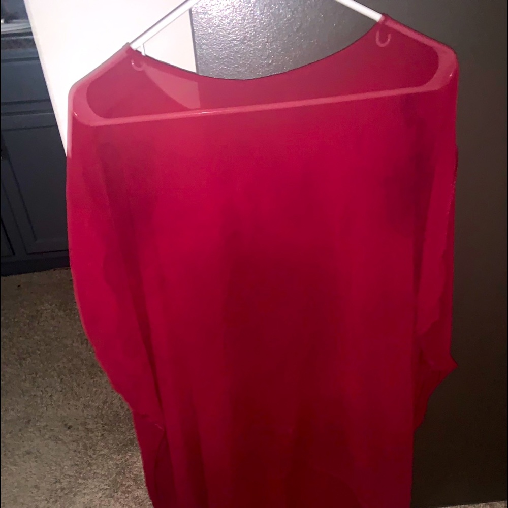 Super cute over sized mesh shirt